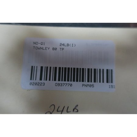 Townley Manual 3In Knife Gate Valve 80 TP